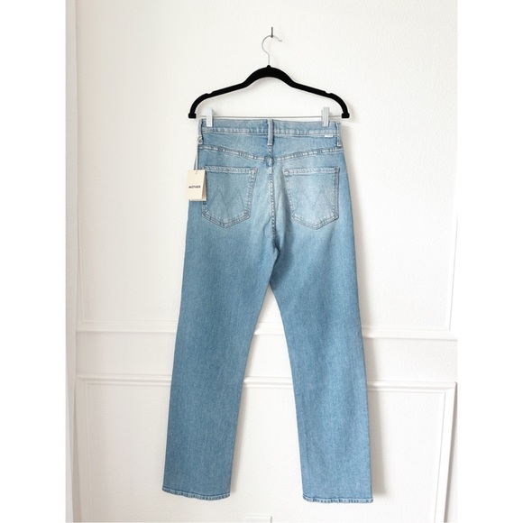 NWT Mother The Ditcher Zip Flood Jeans in Love On The Beat sz 26 - Picture 4 of 9